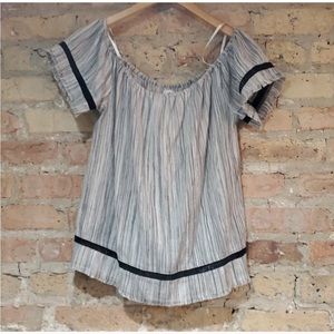 Anthropologie off the shoulder top